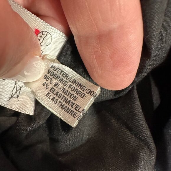 Escada Women's Black Blazer Padded Shoulder Size Small 44 - Picture 6 of 8